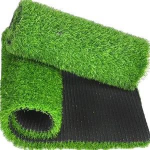 造園屋外人工芝カーペットカスタム品質UV耐性カラフルグリーンカーペット芝生風景装飾用