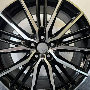 Jantes Mingyue Flow Forming noires usinées pour BMW Série 3, <span class=keywords><strong>5</strong></span>, 7, F40, F44, F15, 19 et 20 pouces, entraxes 5x112 et 5x120, jantes décalées pour voitures particulières <span class=keywords><strong>56</strong></span> - Product Image 3