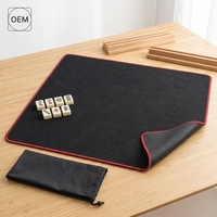 Tapis de jeu moderne en caoutchouc antidérapant et imperméable pour Mahjong, Poker, Domino, Cartes et Jeux de Plateau - Vente en Gros