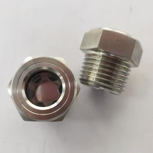 XZW - Mirilla de Nivel de Líquido de Acero Inoxidable de Alta Resistencia con Cabeza Hexagonal NPT de 1 Pulgada para Caja de Engranajes de Compresor de Aire - Product Image 3