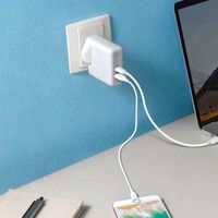 Chargeur rapide double USB 36W QC3.0 Mini chargeur mural 5V/3A 9V/2A 12V/1.5A