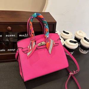 Nuevo Bolso de Hombro/Bandolera de Moda para <span class=keywords><strong>Mujer</strong></span>, Diseño Cuadrado, Gran Capacidad, Cierre Versátil, Costuras Decorativas - Product Image 4