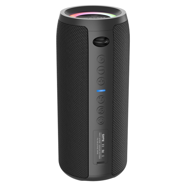 Portable Zealot S51 Pro Shocking Bass Wireless Speaker With Colorful Light