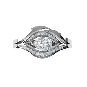 Luxury Lab Grown Pear Cut <b>Diamond</b> <b>Ring</b> 925 Silver 9kt, 14kt, 18kt Gold <b>Diamond</b> <b>Rings</b> for Women's Engagement <b>Ring</b> - Product Image 4