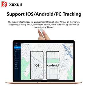 Trắng Nhãn thông minh Tracker không khí tag làm việc với Google Apple tìm thấy ứng dụng của tôi chống Lost Bluetooth thiết bị theo dõi airtags IOS <span class=keywords><strong>Android</strong></span> - Product Image 2
