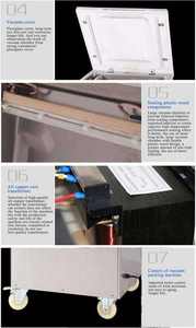 Machines d'emballage <span class=keywords><strong>sous</strong></span> <span class=keywords><strong>vide</strong></span> verticales professionnelles semi-automatiques à chambre unique KUNBA DZ-400/ZT pour la viande - Product Image 4