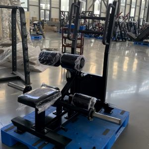 Placa de ejercicio de glúteos de entrenamiento de fuerza comercial profesional de alta calidad, máquinas de empuje de cadera de pie cargadas - Product Image 3