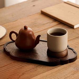 แก้วกาแฟพอร์ซเลนสไตล์ญี่ปุ่นย้อนยุคขนาด 150 มล. พร้อมฐานไม้ สำหรับใช้ในบ้าน โรงแรม ร้านอาหาร ใช้ได้ทุกวัน - Product Image 3