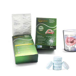 Limpiador para blanqueamiento dental, pastillas de limpieza efervescentes para dentaduras, cuidado bucal - Product Image 6