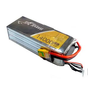 TATTU ACE 14000mah 6s 22.8V high-voltage version battery 319.2Wh 10C 15C lithium battery