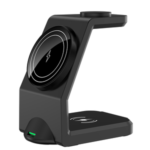 2024 nouveauté 15w charge sans fil rapide <span class=keywords><strong>3</strong></span> en 1 Station de chargeur sans fil magnétique pour casque Iphone iWatch - Product Image 1
