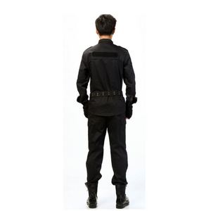 ออกแบบเสื้อเชิ้ตแขนยาวสำหรับเจ้าหน้าที่รักษาความปลอดภัย ปรับแต่งได้ตามต้องการ ขายส่ง เสื้อเชิ้ตฤดูร้อนสำหรับสุภาพบุรุษ กางเกงทำงานแบบมีกระดุม - Product Image 4