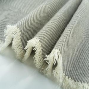 Dahai Xu Hướng Mới 450gsm 100% Len Chăn Nặng 140*200Cm Len Chăn Dệt Ném Chăn Cho Mùa Đông - Product Image 6