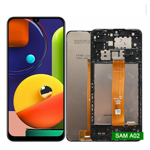 Pièces de téléphone écran LCD pour <span class=keywords><strong>Samsung</strong></span> Galaxy A02 <span class=keywords><strong>2021</strong></span> A022 6.5 pouces avec remplacement d'écran d'affichage de cadre pour <span class=keywords><strong>Samsung</strong></span> A02 - Product Image 1