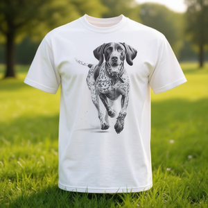 Camiseta para perros de raza German Shorthaired Pointer, unisex, para adultos, color blanco - Product Image 3