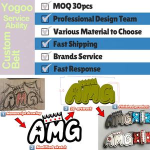 定制珠光七彩水钻皮带扣时尚品牌字母标志金属电镀裤紧固件男士真皮合金锌 - Product Image 5