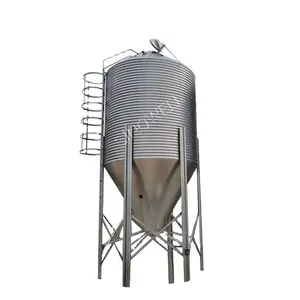 Fabbricazione di parti tecniche per alimenti a chiave calda in acciaio zincato supporto per assemblaggio Video di vendita silo per foraggio per lo stoccaggio del grano