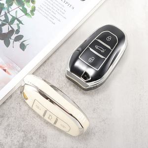 Housse de clé de voiture Offre Spéciale TPU pour Peugeot 208 308 508 408 2008 5008 3008 Citroen C4 C6 <span class=keywords><strong>C3</strong></span>-XR <span class=keywords><strong>Picasso</strong></span> pour DS3 DS4 DS5 - Product Image 3