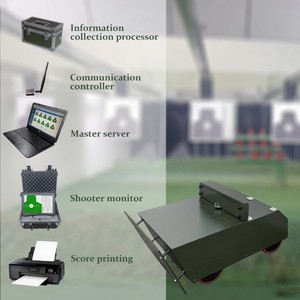 高精度自動校正鋼射撃ターゲットシステムLomahターゲット持ち運び簡単アウトドアトレーニングCE認定 - Product Image 4