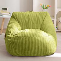 Housse de pouf portable pour enfants, canapé compressible, chaise longue pour enfants, idéale pour se détendre, inclinable, douce et confortable, canapé pour tout-petits