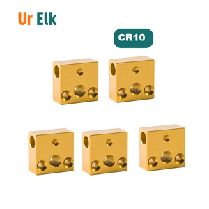 Ur Elk-Bloque de calentador de aluminio para impresora 3d, pieza para extrusora MK7 MK8 CR-10/CR-10S S4 S5,<span class=keywords><strong>Ender</strong></span> 3/<span class=keywords><strong>Ender</strong></span> 3 <span class=keywords><strong>Pro</strong></span> Series - Product Image 2