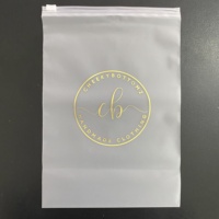 Sacs à fermeture éclair en PVC mats imprimés sur mesure, sacs à fermeture éclair pour vêtements