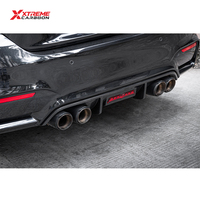 Diffuseur arrière en fibre de carbone sèche XTREME, finition brillante, kit carrosserie pour BMW F80 M3 F82 M4 2014-2020