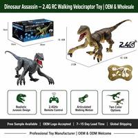 Jouets de dinosaures télécommandés 2,4 GHz, simulation électronique, dinosaure robot RC marchant, jouet pour enfants, cadeaux