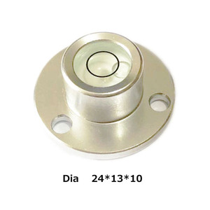 Haccury Metal Spirit <b>Level</b> Bubble With Base Mounting Holes Flange 24x13x10mm For Rotary <b>Laser</b> <b>Levels</b> - Product Image 1