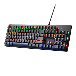rgb <strong>light</strong> <strong>up</strong> wired computer typewriter gamers tastatura gaming kebord 104 keys best mechanical <strong>keyboard</strong> for gaming - Product Image 1