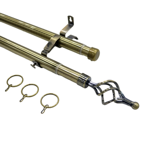 Accessoires de tringle à rideau <span class=keywords><strong>double</strong></span> en fer de 25 mm, modernes, durables et les moins chers en gros - Product Image 6