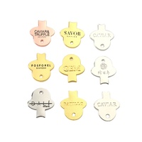 Ouvre-boîte à caviar de grande taille personnalisé avec logo poisson, ouvre-boîte à caviar avec logos de poissons, ouvre-boîte à caviar porte-clés