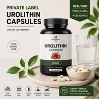 Capsules d'Urolithine A Rainwood, Emballage Personnalisé, Complément Alimentaire