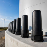 Capuchon de protection pour boulon d'ancrage allongé à double écrou robuste pour énergie éolienne