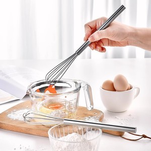 Batidor de Huevos Mini de Acero Inoxidable 304, Varilla Mezcladora Manual, Apto para Lavavajillas, Grado Alimenticio, Herramienta Multifuncional para Hornear - Product Image 3