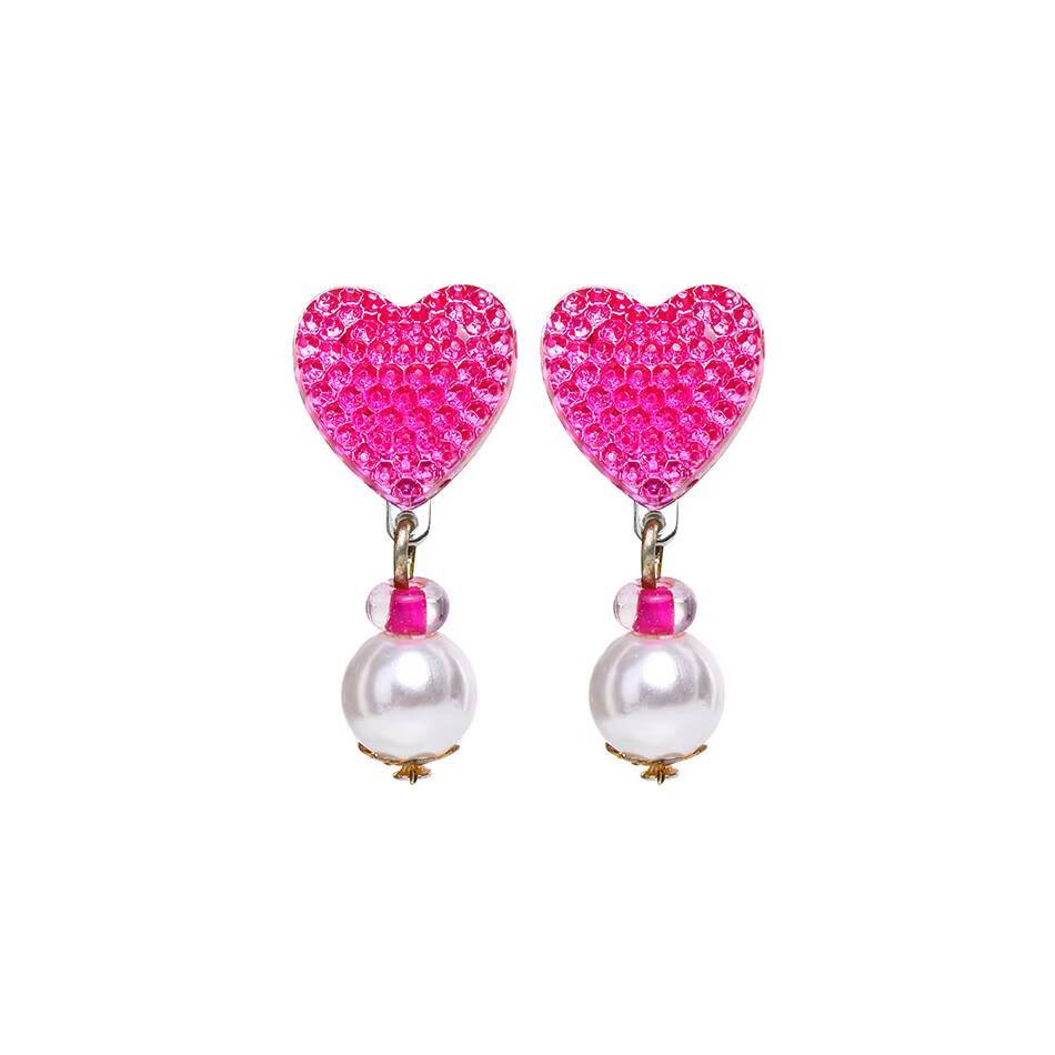 Boucles d'oreilles roses