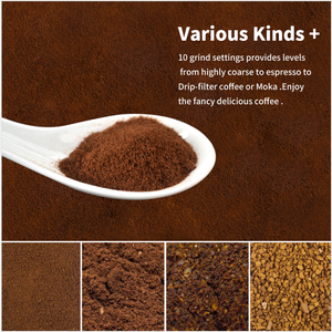 เครื่องบดกาแฟแบบกรวยสแตนเลส ดีไซน์ใหม่ปี 2021 ได้รับการรับรองมาตรฐาน GS Rohs - Product Image 5