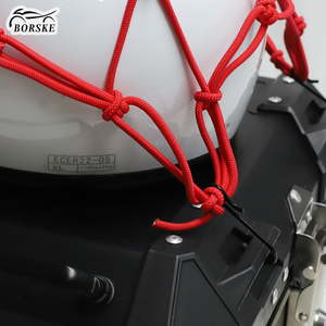 Filet de rangement universel réglable à 6 crochets pour <span class=keywords><strong>moto</strong></span>, filet de chargement en maille pour bagages, organisateur de coffre pour voiture - Product Image 6