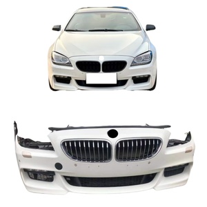 Paraurti Anteriore per BMW Serie 6 F06 <span class=keywords><strong>F12</strong></span> F13 con Fori per Fendinebbia, Materiale ABS, Colore Nero, Facile Installazione - Product Image 1