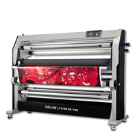 Machine à plastifier professionnelle d'usine LF2300-D4 2300mm/90.55'' à haute vitesse, automatique, pour plastification à froid et à chaud