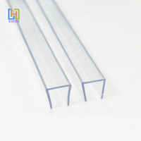 Bande de connexion en PVC pour mur-rideau en verre transparent personnalisé