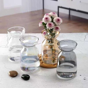 Jarrón de cristal transparente - Product Image 5