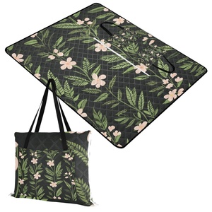 Bolsa de Diseño Aloha con Motivos Hawaianos, Fácil de Transportar, Manta de Playa, Impresión Puakenikeni, Bolsa para Picnic - Product Image 2