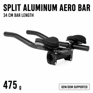 Extensions de guidon de vélo de route en alliage d'aluminium réglables, type Aero Bars, pour guidons de 25,4/26/31,8 mm, équipement de cyclisme de <span class=keywords><strong>triathlon</strong></span> - Product Image 1