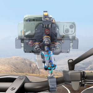 लालटेन लाइट मोटरसाइकिल फोन धारक त्वरित रिलीज एंटी-चोर कंपन अवशोषण 360 मोबाइल फोन के लिए डिग्री समायोज्य माउंट - Product Image 6