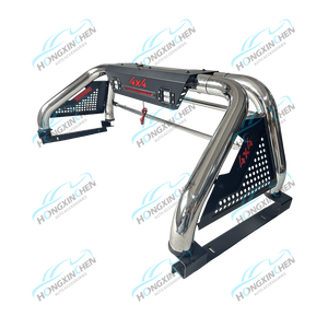 Nuevo rollo de cama de camión de acero inoxidable personalizado para camioneta Jeep F150 Silverado para Ram 1500 Tacoma Tundra <span class=keywords><strong>Bronco</strong></span> NP300 - Product Image 1