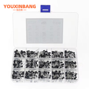 600pcs đ-92 Transistor Assortment kit 15 loại 30-160V 50-1000ma NPN/PPA bao gồm A1015 C1815 s8050 linh kiện điện tử - Product Image 1