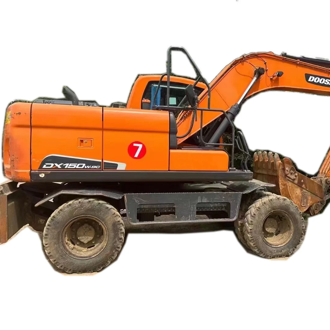 Doosan колесный экскаватор и экскаватор DX150W DX150W-9C DH150W-7 б/у 4 колеса резиновые шины землеройные машины