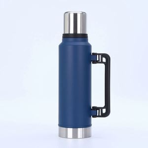 Gourde isotherme en acier inoxydable de grande capacité 1,0 L, 1,4 L, 1,9 L, bouteille d'eau isolée sous vide, tasse de voyage pour les sports de plein air - Product Image 5