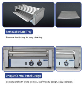 Furnotel Commercial Electric Hot Dog Roller Grill Machine for <strong>Snack</strong> <strong>Bar</strong> - Product Image 2